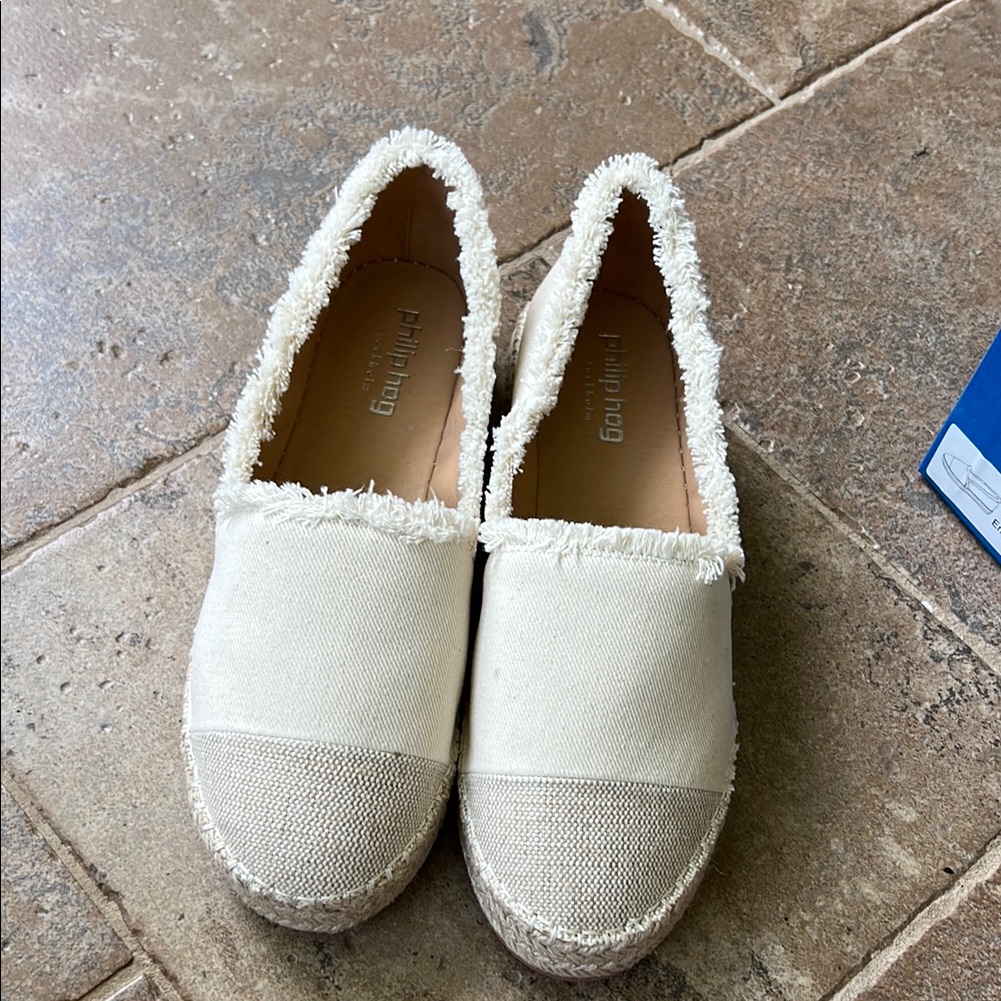 Nwb Philip Hog Emma Beige Shoes Size 40
